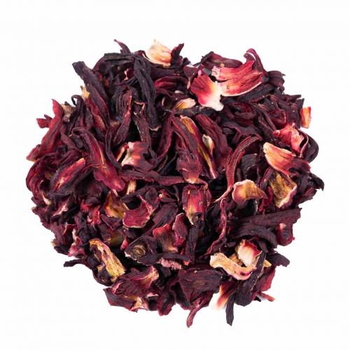 Organic hibiscus flowers